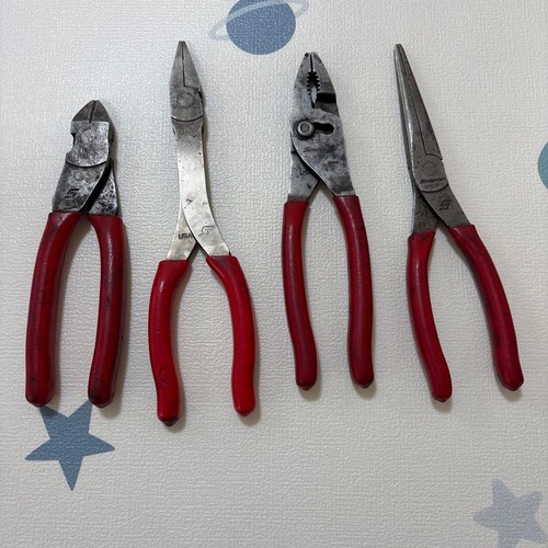 Snap plier 4pc set used - plier, 4