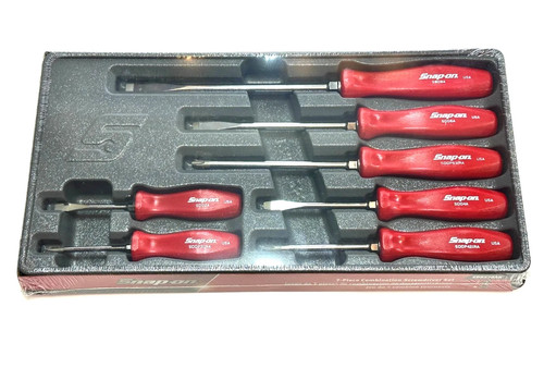 Snap tools red 7pc - on,
