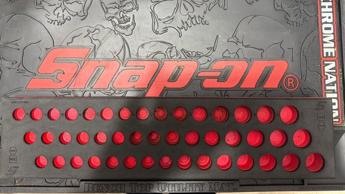 Snap tools used red - snap-on, foam