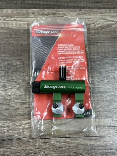 Snap soldering clamp - snap, on
