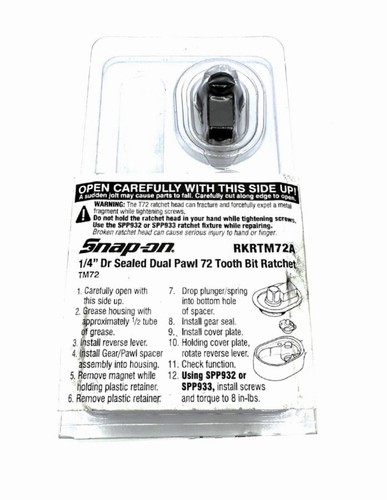 New snap drive 72 - snap-on, 1/4"